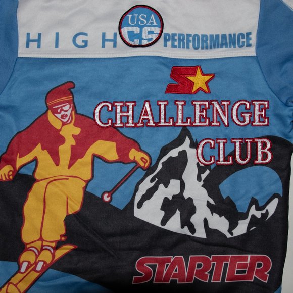 RARE Starter Challenge Club Sweatshirt Black Label Action Ski Size Small Vintage - Picture 4 of 4